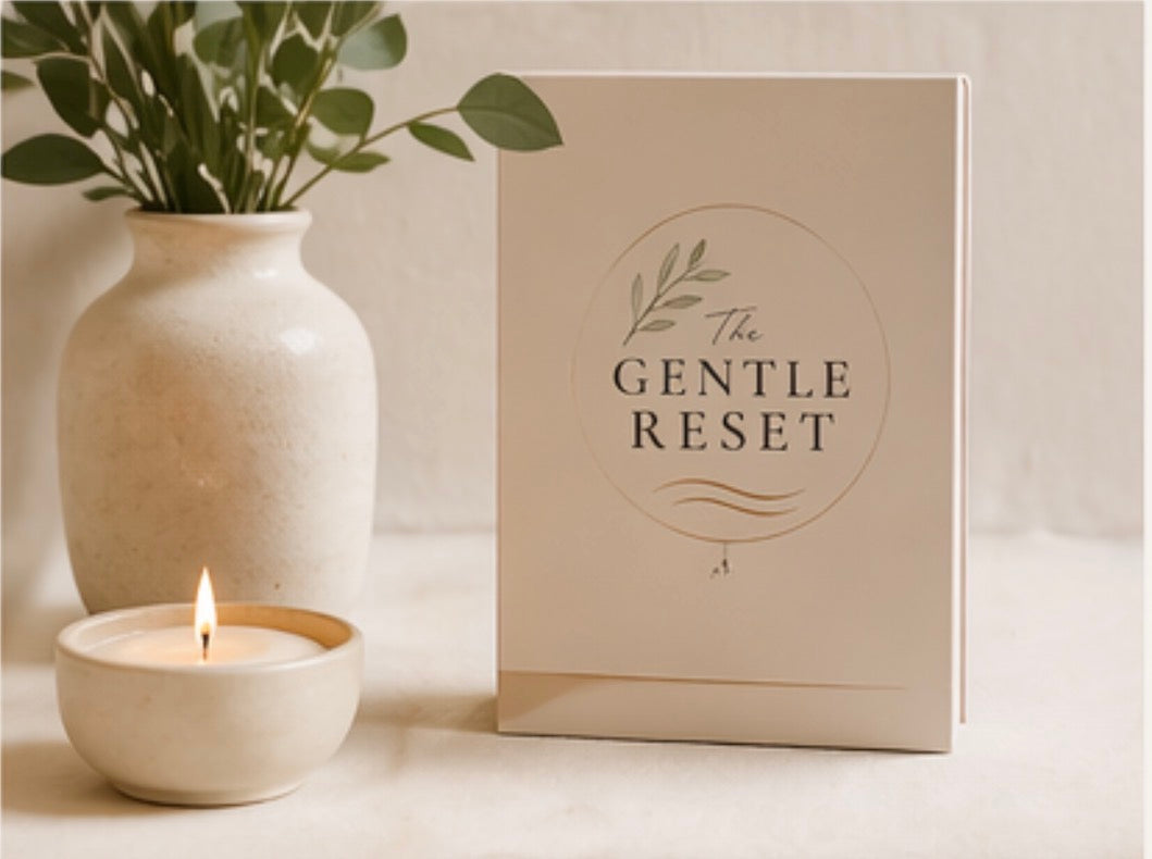 The Gentle Reset kit on a soft neutral background